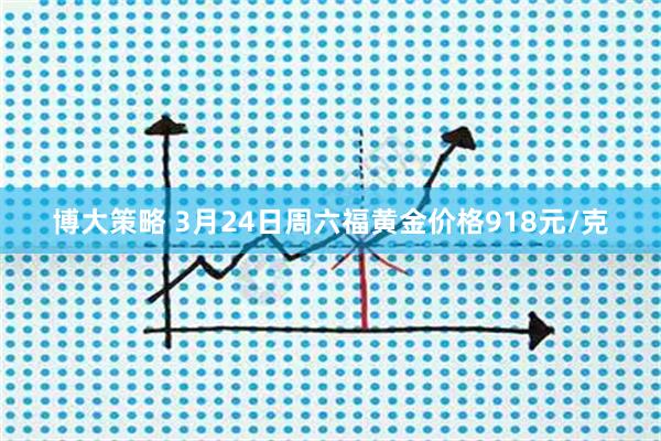 博大策略 3月24日周六福黄金价格918元/克